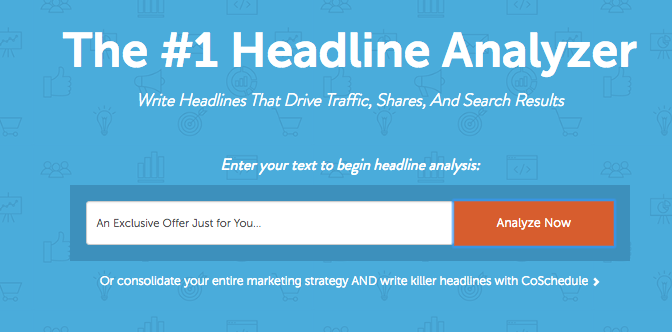 CoSchedule Headline Analyzer