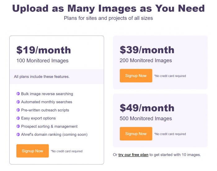 Image Prospector price